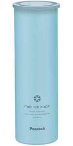 ピーコック　ミニアイスパック 氷嚢  ネッククーラー　ベージュ、ブルー2点セット Amazon.co.jp: ピーコック魔法瓶工業 ミニ アイスパック (携帯